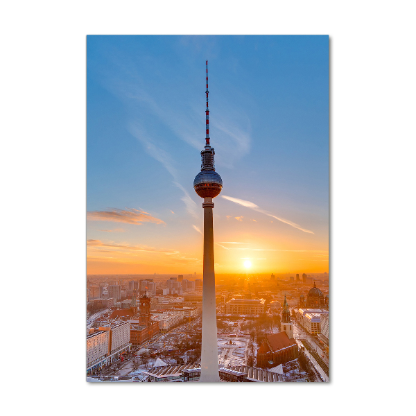 Acrylbild vertikal Fernsehturm