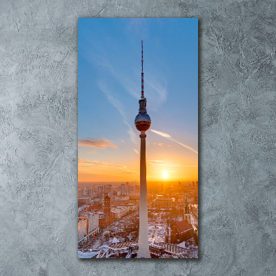 Acrylbild vertikal Fernsehturm