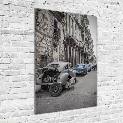 Bild auf Acrylglas vertikal Havanna