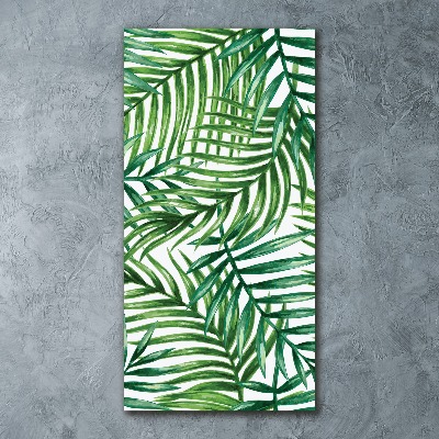 Bild auf Acrylglas vertikal Palmenblätter
