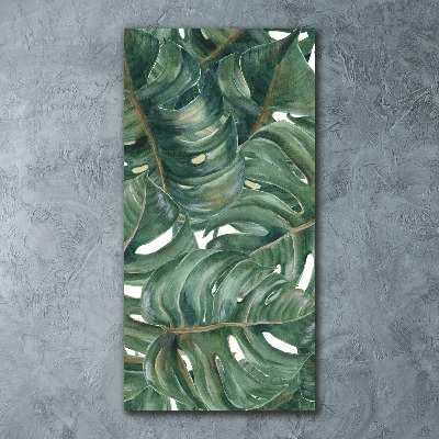Plexiglasbilder vertikal Monstera