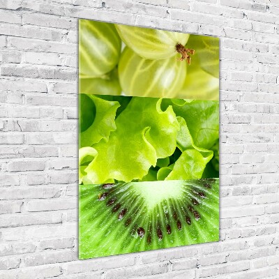 Plexiglasbilder vertikal Obst und Gemüse
