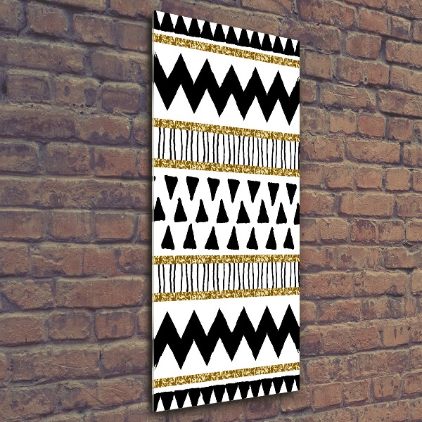 Modernes Acrylbild vertikal Ethnische Zugehörigkeit