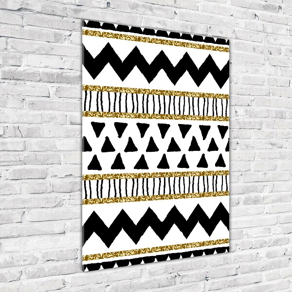 Modernes Acrylbild vertikal Ethnische Zugehörigkeit