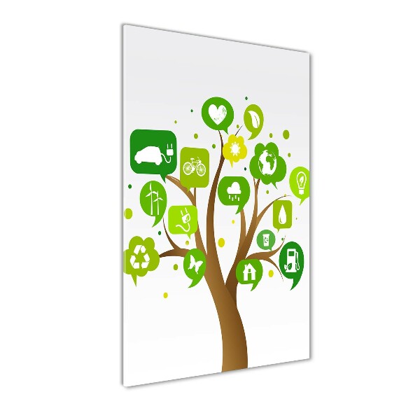 Plexiglasbilder vertikal Ökologischer Baum