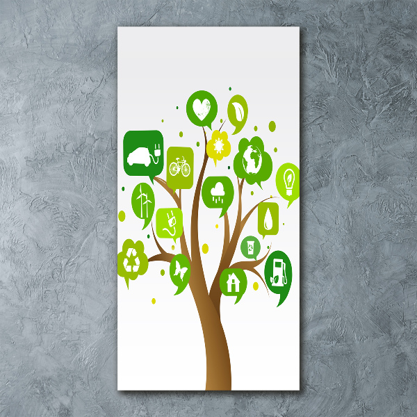Plexiglasbilder vertikal Ökologischer Baum