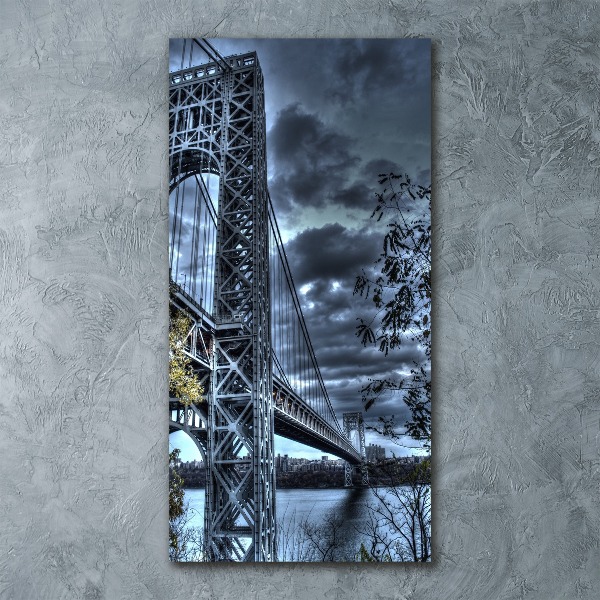 Plexiglasbilder vertikal New Yorker Brücke