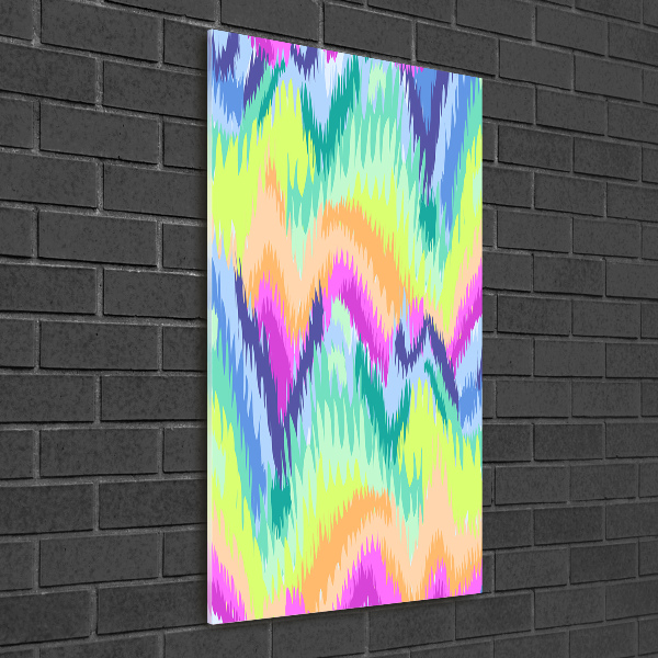 Acrylbild vertikal Regenbogenhintergrund