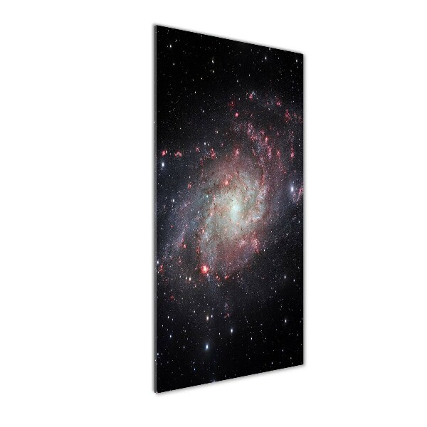 Modernes Acrylbild vertikal Nebel