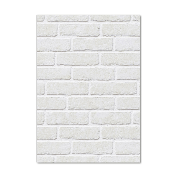 Acrylbild vertikal Ziegelmauer