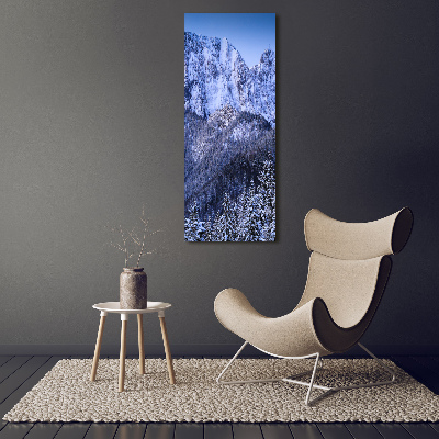 Modernes Acrylbild vertikal Giewont Tatra Gebirge