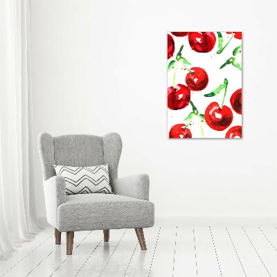 Plexiglasbilder vertikal Kirschen
