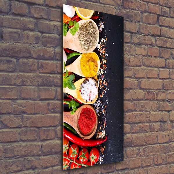 Bild auf Acrylglas vertikal Gewürze