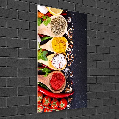 Bild auf Acrylglas vertikal Gewürze
