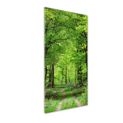 Bild auf Acrylglas vertikal Grüner Wald