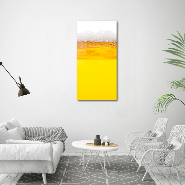 Bild auf Acrylglas vertikal Bier