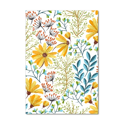 Bild auf Acrylglas vertikal Wildblumen