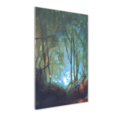 Bild auf Acrylglas vertikal Mystischer Wald