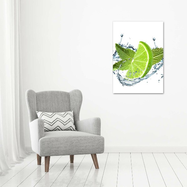 Acrylbild vertikal Limes