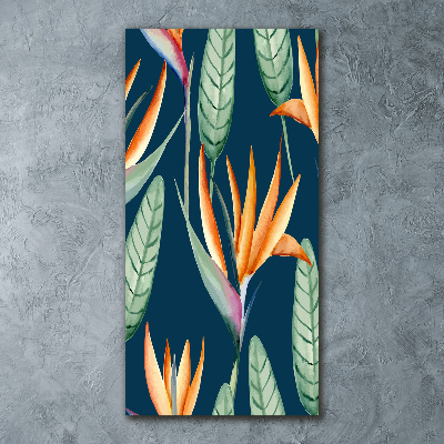 Plexiglasbilder vertikal Strelitzia reginae