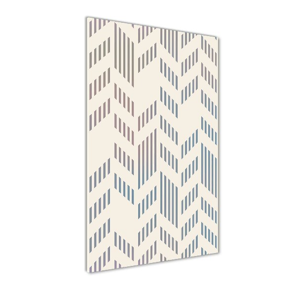 Modernes Acrylbild vertikal Geometrischer Hintergrund