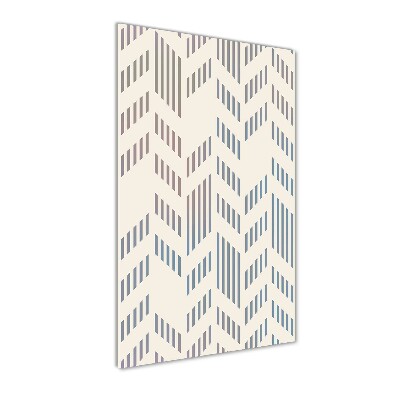 Modernes Acrylbild vertikal Geometrischer Hintergrund