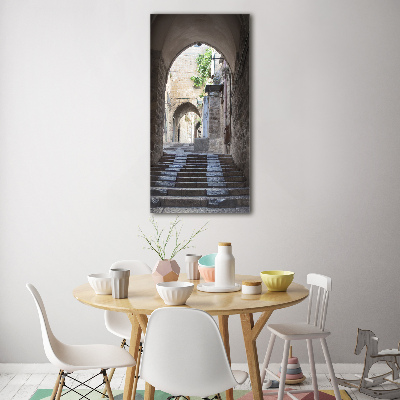 Modernes Acrylbild vertikal Jerusalem, Israel