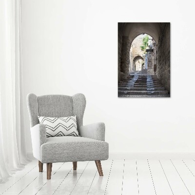 Modernes Acrylbild vertikal Jerusalem, Israel