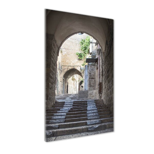 Modernes Acrylbild vertikal Jerusalem, Israel