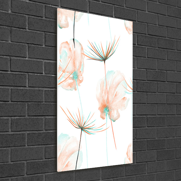 Bild auf Acrylglas vertikal Wildblumen