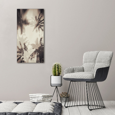 Bild auf Acrylglas vertikal Palmen