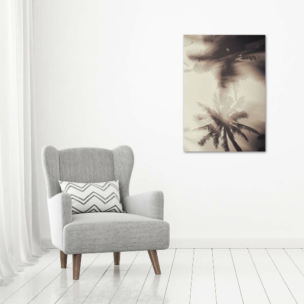 Bild auf Acrylglas vertikal Palmen