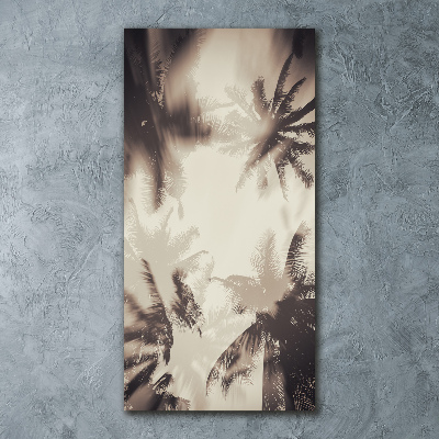 Bild auf Acrylglas vertikal Palmen