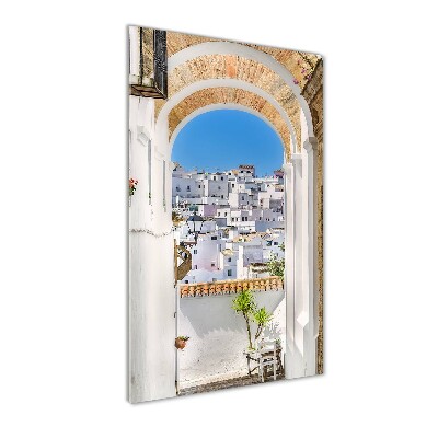 Modernes Acrylbild vertikal Andalusien, Spanien