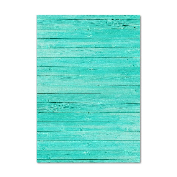 Acrylbild vertikal Grüne Bretter