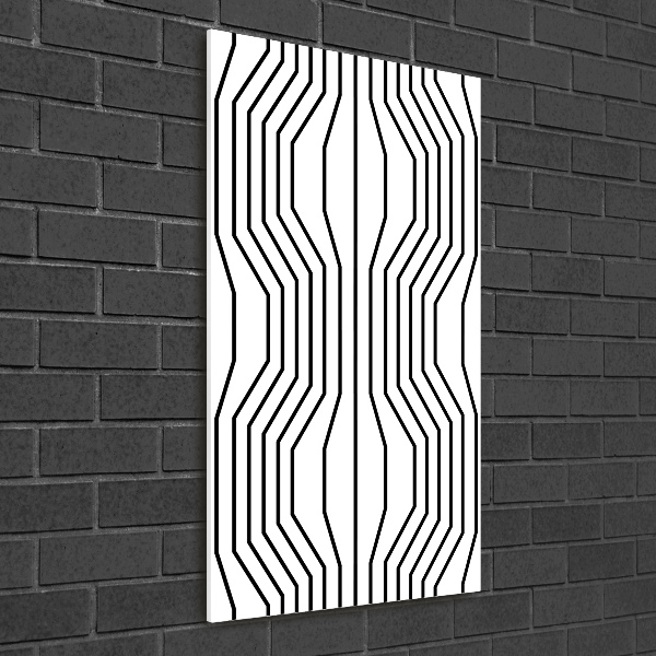 Plexiglasbilder vertikal Geometrische Linien