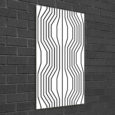Plexiglasbilder vertikal Geometrische Linien