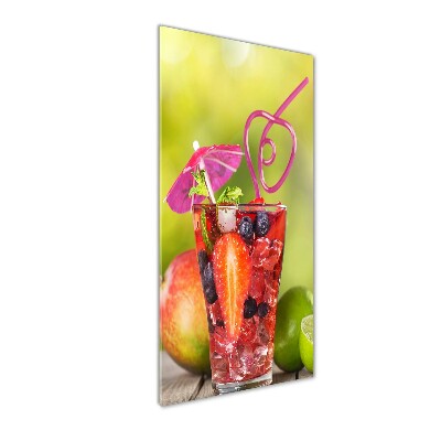 Plexiglasbilder vertikal Fruchtcocktail