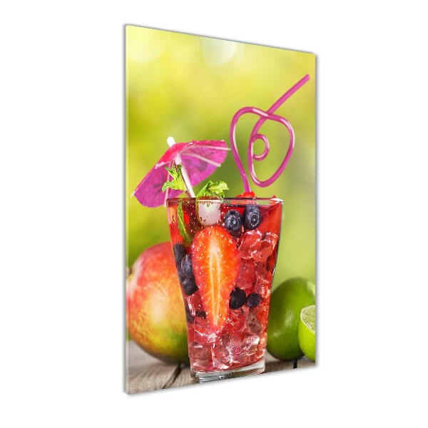 Plexiglasbilder vertikal Fruchtcocktail