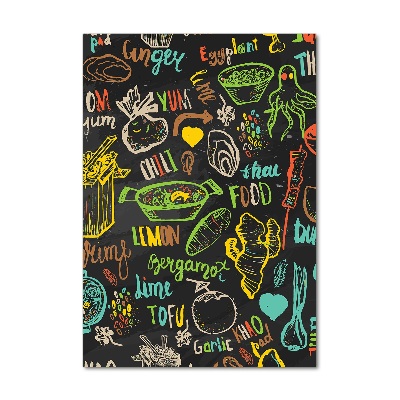 Bild auf Acrylglas vertikal Thailändische Gerichte