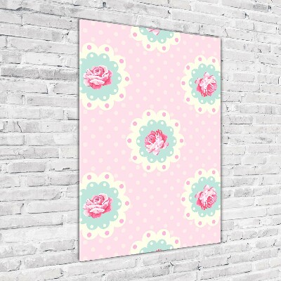 Plexiglasbilder vertikal Rosen