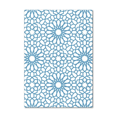 Modernes Acrylbild vertikal Orientalisches Muster