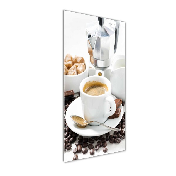 Plexiglasbilder vertikal Eine Tasse Kaffee