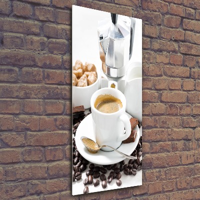 Plexiglasbilder vertikal Eine Tasse Kaffee