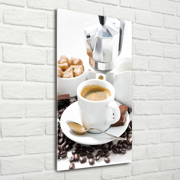 Plexiglasbilder vertikal Eine Tasse Kaffee