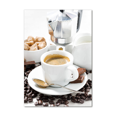 Plexiglasbilder vertikal Eine Tasse Kaffee