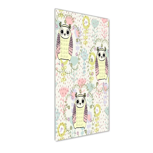 Bild auf Acrylglas vertikal Eulen