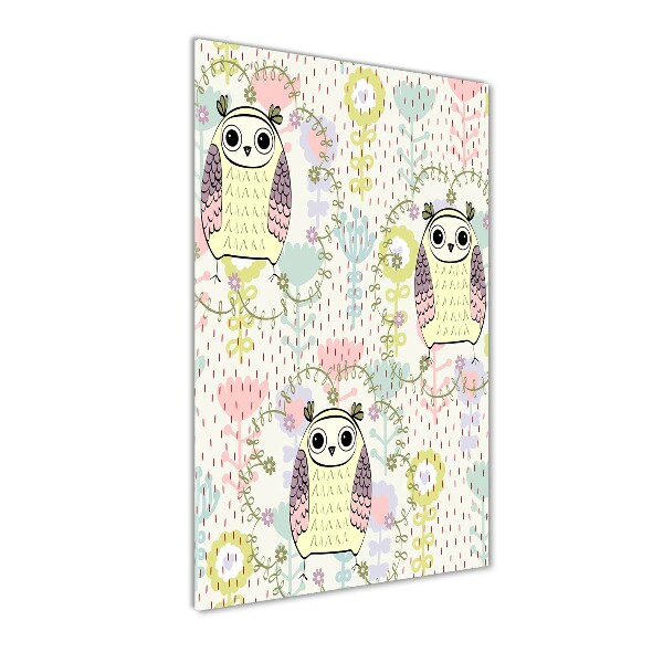 Bild auf Acrylglas vertikal Eulen
