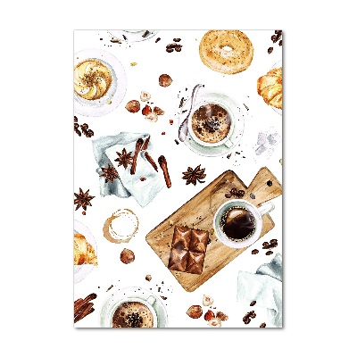 Plexiglasbilder vertikal Frühstück