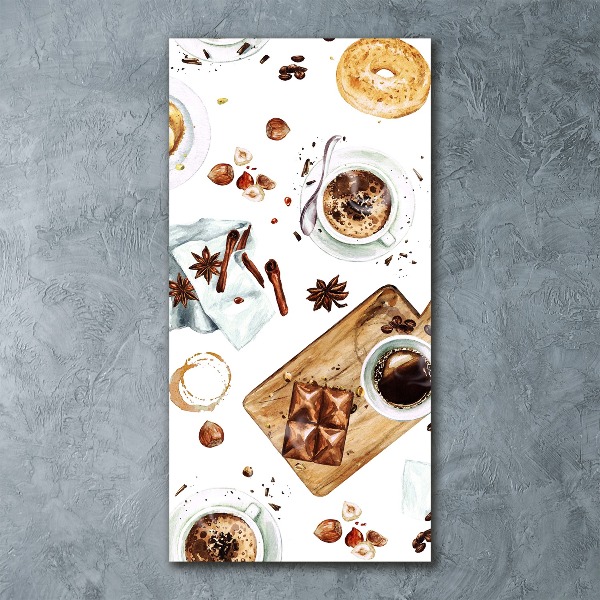 Plexiglasbilder vertikal Frühstück